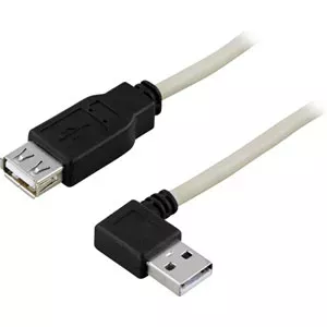 USB 2.0 Kabelis A/A Deltaco USB2-102A 0.2m