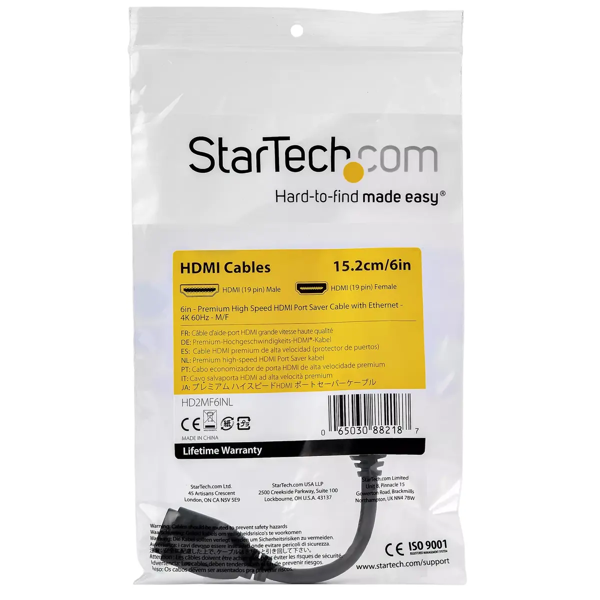 HDMI Extension Cable StarTech HD2MF6INL Photo 4