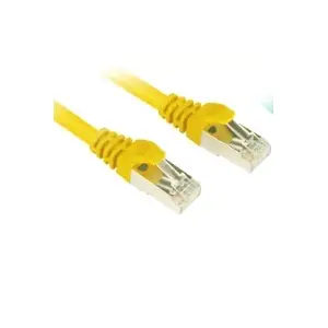 Networking Cable Sharkoon 4044951014804 RJ-45 Cat6 5m Yellow