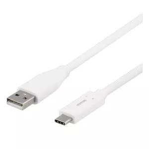 USB Cable Deltaco USBC-1009M 1m USB A White
