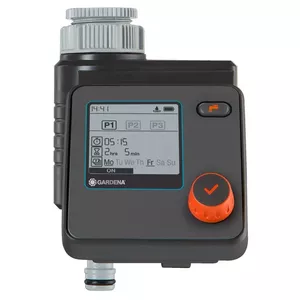 Контроллер полива GARDENA Select 01891-28 — таймер для автоматического орошения сада