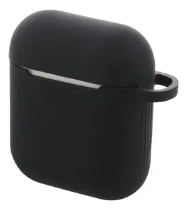 Чехол Deltaco MCASE-AIRPS001 из силикона для AirPods черного цвета