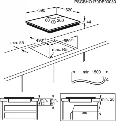 Electrolux LIV63431BK Built-in Induction Hob Photo 2