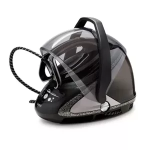 Tvaika ģenerators-gludeklis Tefal Pro Express Ultimate GV9620 — 2600 W, 1.9 L, Durilium AirGlide Autoclean gludekļa apakša, vertikālais tvaiks, melns