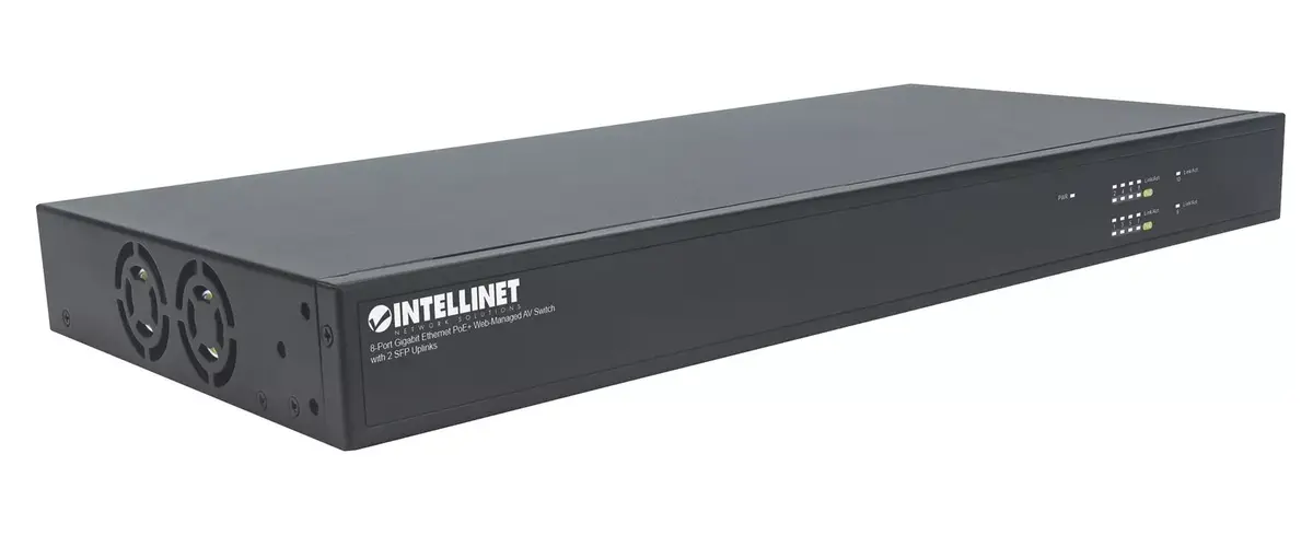 Pārvaldāms slēdzis Intellinet 8-portu Gigabit Ethernet PoE+ Photo 3
