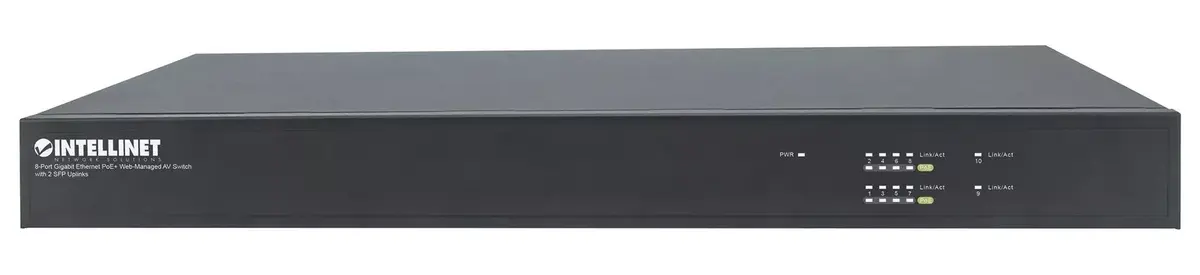 Pārvaldāms slēdzis Intellinet 8-portu Gigabit Ethernet PoE+ Photo 5