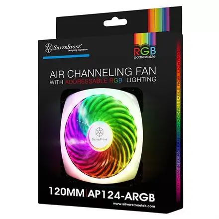 Korpusa ventilators SILVERSTONE SST-AP124-ARGB 120 mm Photo 2