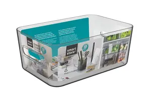SmartStore COMPACT CLEAR M Storage Box, 5.3 Liters, Transparent