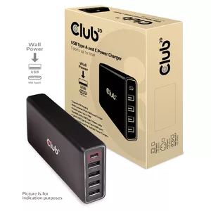 Power Charger CLUB3D CAC-1903EU 5 Ports 111W