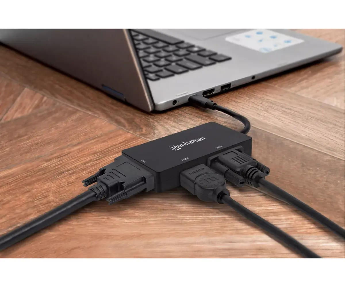 USB-C Doks/Hubs Manhattan 152983 Photo 2