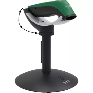 Handheld barcode scanner Socket Mobile SocketScan S740 — 1D/2D LED, Bluetooth wireless, AA NiMH battery, 117 g, black/green