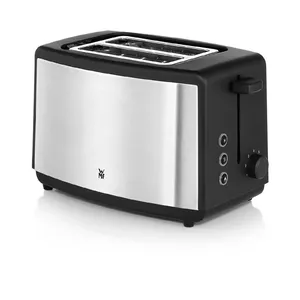 Toaster WMF Bueno 0414110011 — 2-slice, 800 W, Black/Silver, 300×180×160 mm