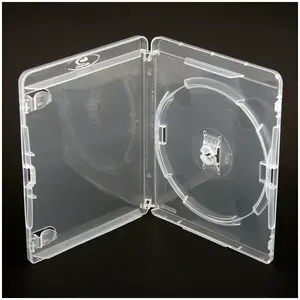 Blu-ray case Amaray 14 mm, transparent plastic sleeve for discs