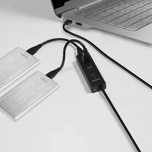 USB хаб Axagon HUE-S2BL Photo 2