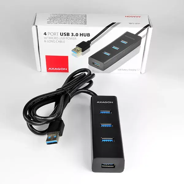 USB хаб Axagon HUE-S2BL Photo 6