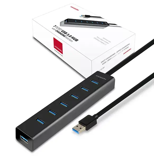 USB Хаб Axagon HUE-SA7BP Photo 2