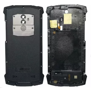 Back cover for DooGee S55, black, durable protective phone case