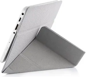 Tablet folio case MODECOM SQUID for up to 20.3 cm (8") screens, rubber, stand mode, grey