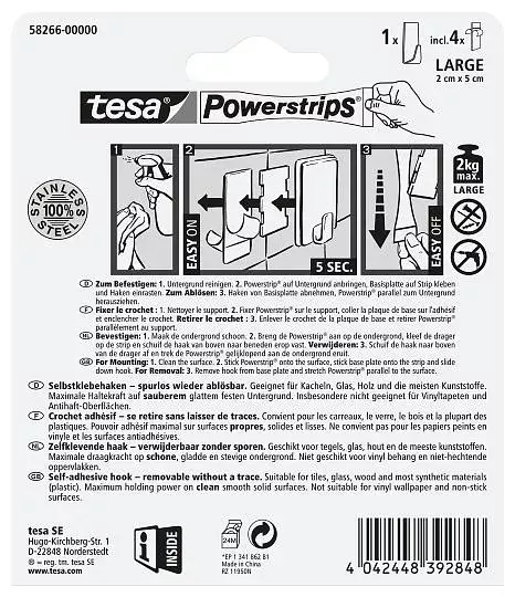Towel hook TESA 58266-00000 Photo 3