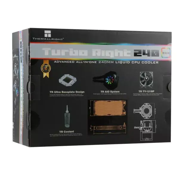 All-in-one liquid cooler Turbo Right 240C Photo 9