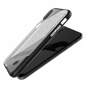 xdoria XD460880 Aplikācija Revel Lux Glitter priekš Iphone X (Black Glitter)