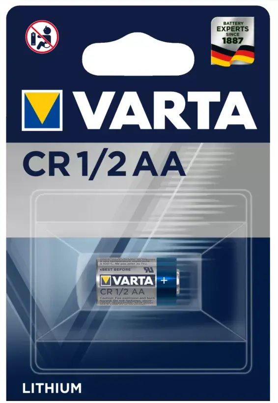 Varta CR1/2AA CR14250 litija 3 V baterija Photo 2