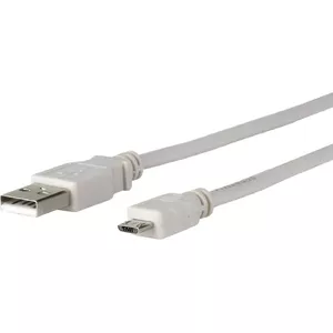 USB kabelis Micro-USB B USB A Microconnect USBABMICRO5G 5m Pelēks
