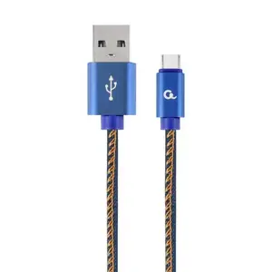 GEMBIRD USB 2.0 kabelis A vīrietis — C vīrietis, 1 m, zils