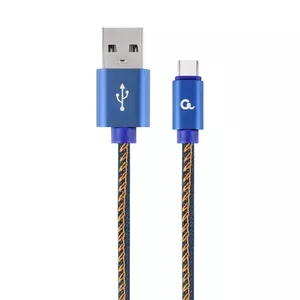 USB 2.0 cable GEMBIRD USB A to USB C 2 m, 0.48 Gbit/s, 2.1 A, blue