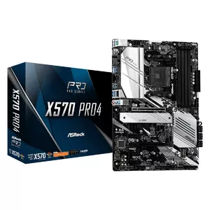 Asrock X570 Pro4 AMD X570 Ligzda AM4 ATX