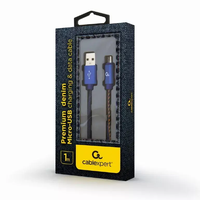 USB кабель Cablexpert CC-USB2J-AMMBM-1M-BL Photo 2
