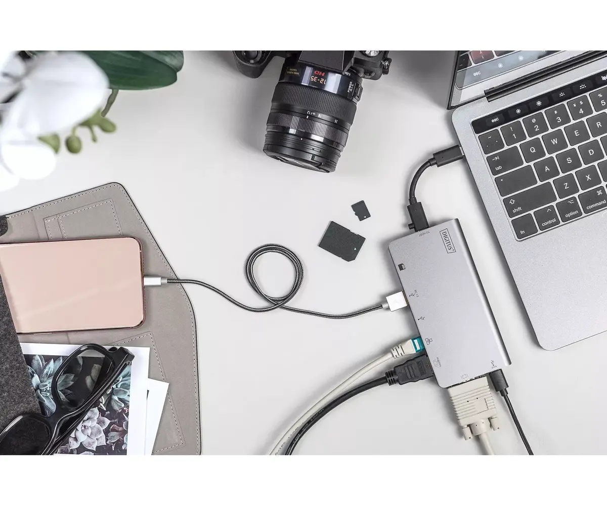 Мультимедийный док-станция USB Type-C Digitus DA-70877 Photo 3