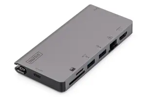 USB Type-C Multiport ceļojumu doks Digitus DA-70877