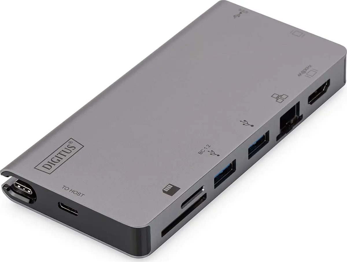 Digitus DA-70877 USB Type-C 8-Port Multiport Travel Dock Photo 6