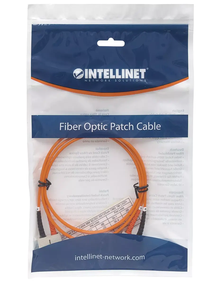 Fiber Optic Patch Cable Intellinet OM2 SC/SC Photo 4