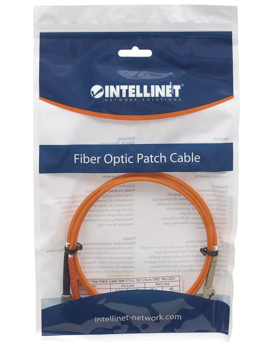 Fiber Optic Patch Cable Intellinet OM2 LC/ST Photo 5