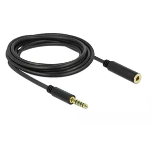 Audio kabelis DeLOCK 85798 3m 4.4mm Melns
