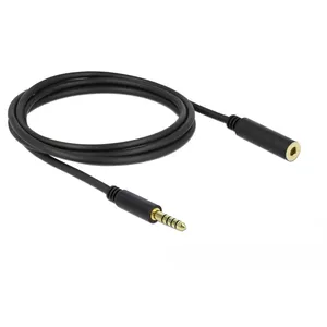 Audio kabelis DeLOCK 85797 2m 4.4mm Melns
