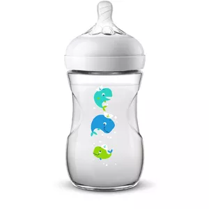 Philips AVENT SCF070/23 feeding bottle 260 ml Transparent, White Polypropylene (PP)