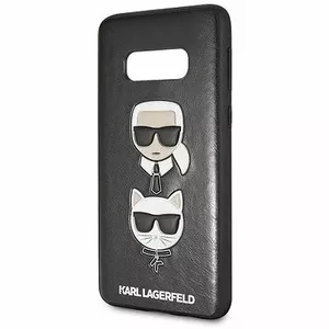 Hard case Karl Lagerfeld for Samsung Galaxy S10e — Black, Karl and Choupette design