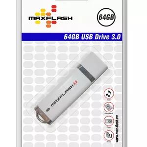 Memory Solution Maxflash USB zibatmiņa 64 GB USB Type-A 3.2 Gen 1 (3.1 Gen 1) Balts