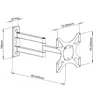 Wall LED TV Mount ICA-LCD 2903WH Photo 3