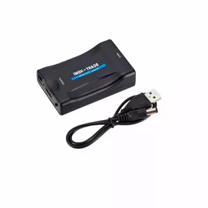 Roger Adapter to Transfer SCART to HDMI Signal (+Audio) Black