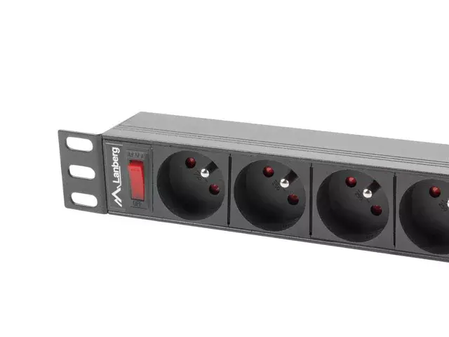 LANBERG PDU-09E-0300-BK — PDU 9x Type E, 16 A Photo 3