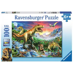 Пазл Ravensburger PR-106653 — 100 элементов, Динозавры, 231×37 мм, от 6 лет