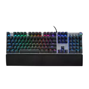 Wired mechanical gaming keyboard IBOX AURORA K-4 — QWERTY, 108 keys, LED adjustable backlight, water-resistant, USB, 1.6 m cable