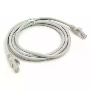 Omega LAN Vads / 5e cat / RJ45 / 1m / Pelēks