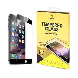 Tempered Glass Screen Protector Mocco MC-5D-GP-IPH6-BK for Apple iPhone 6 / 6S Full Coverage Black