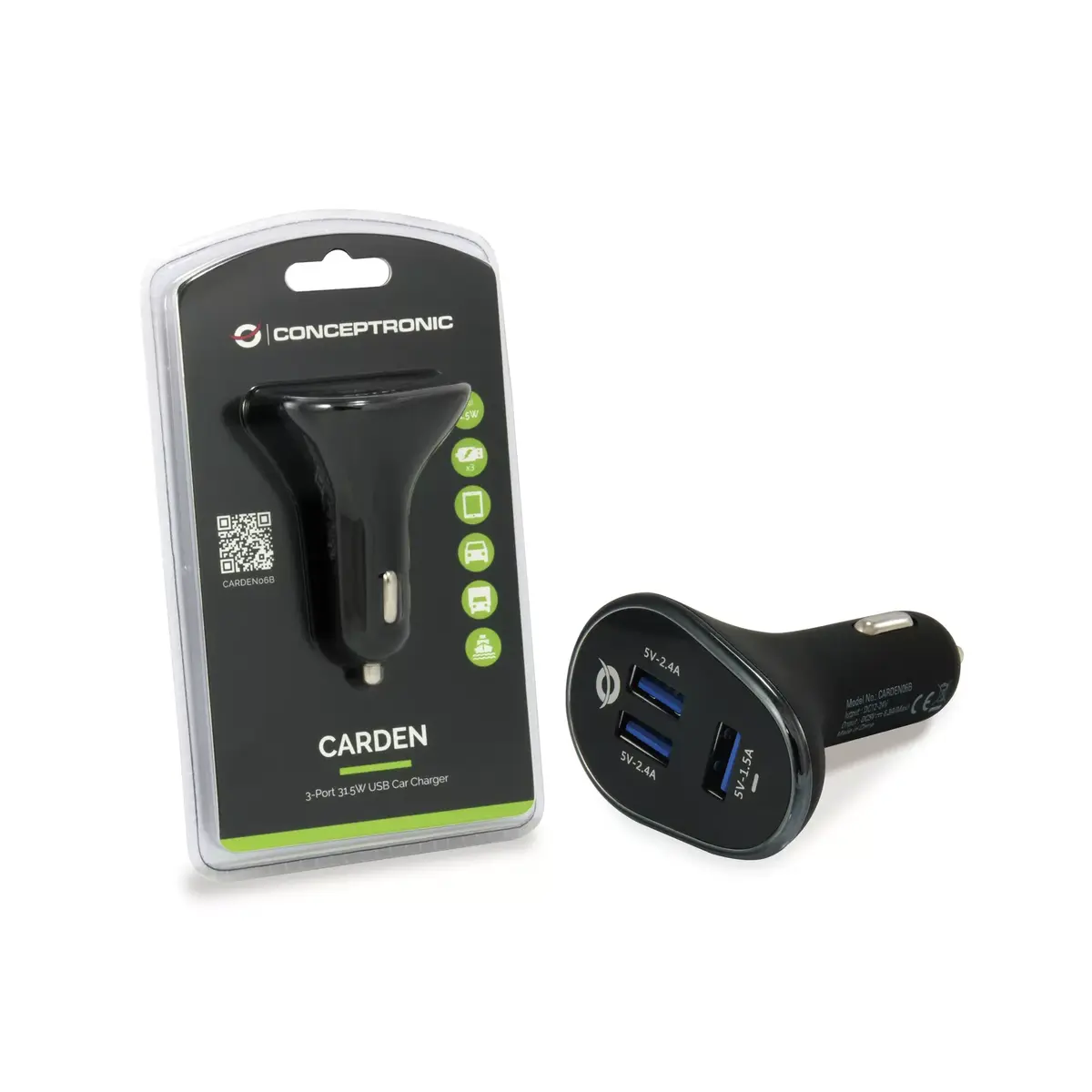 Mobile device charger Conceptronic CARDEN06B Photo 5