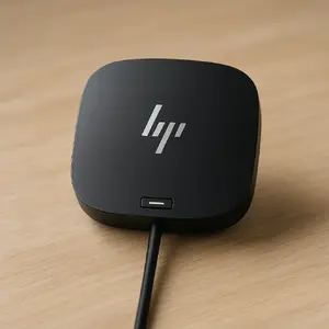 Dokstacija HP USB-C Dock G5 — USB 3.2 Gen 1 Type-C, 130W PD, 2xDP, 1×HDMI, 1×RJ45, 4×USB-A, vadu, melna